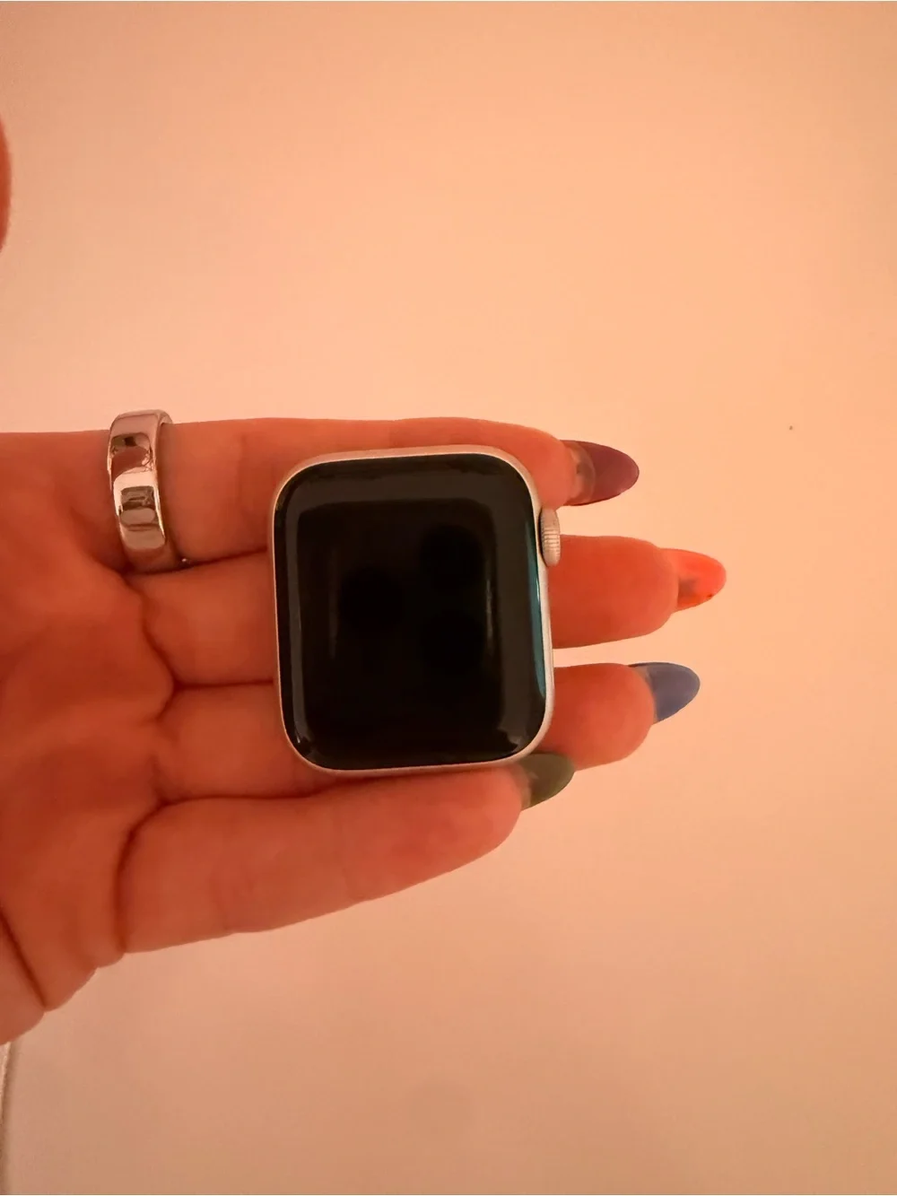 Silver Smartwatch Case and Stainless Connectors - Silver